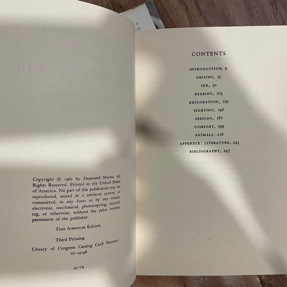 Vintage "The Naked Ape: A Zoologist's Study of the Human Animal" Hardcover Book - Picture 12 of 14